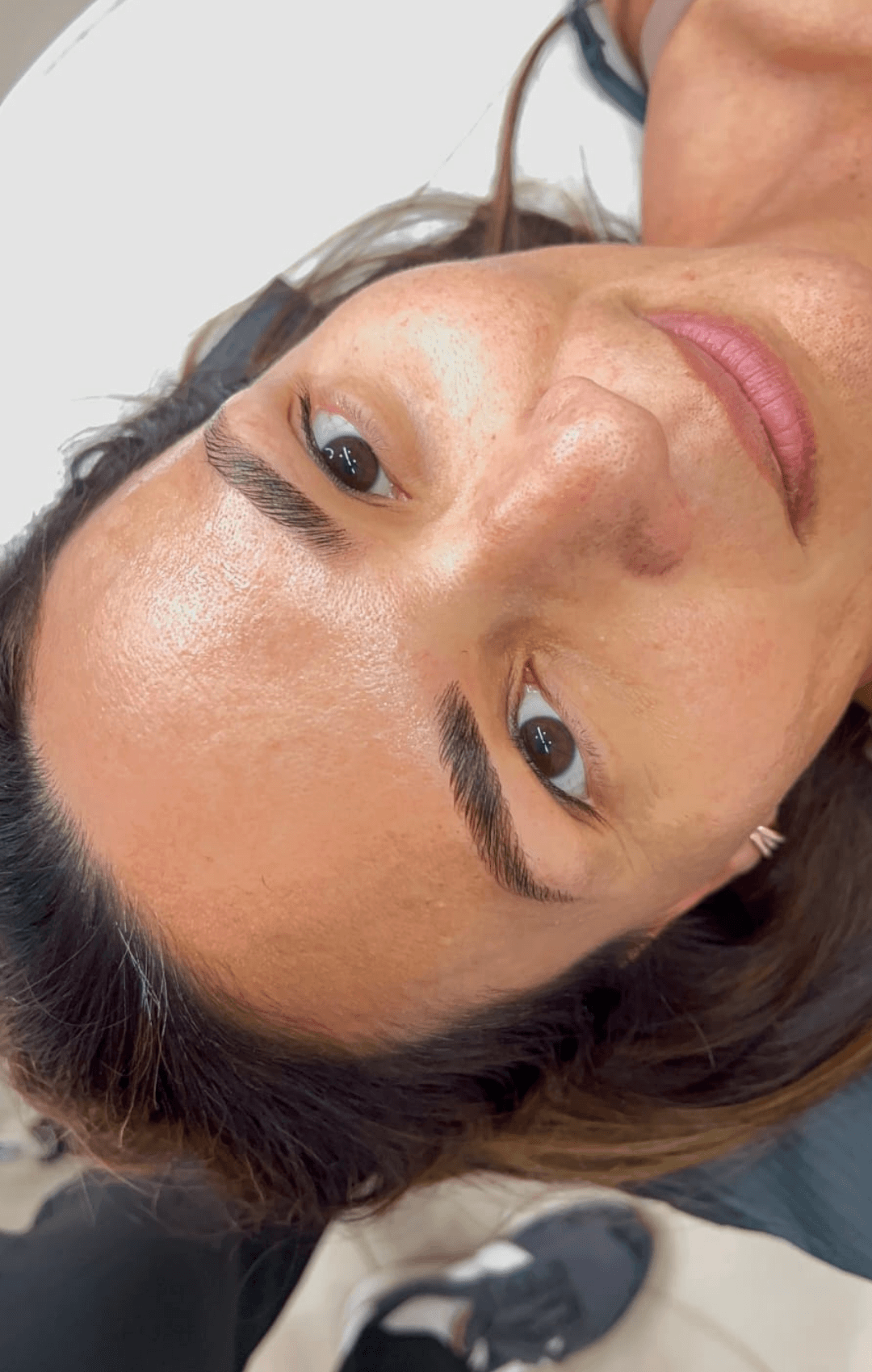 Combination brows — hybrid technique